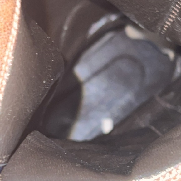 Authentic Stuart Weitzman tall brown leather wedge boots sz 10 - Picture 14 of 15